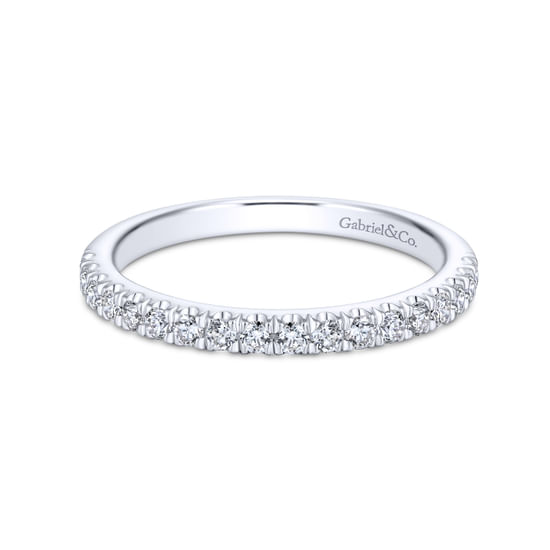 Gabriel - 18K White Gold Matching Wedding Band