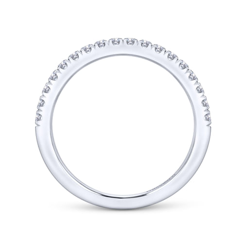 18K White Gold Matching Wedding Band