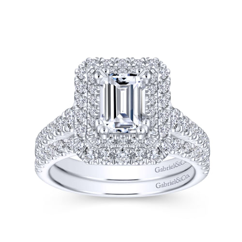 18K White Gold Matching Wedding Band