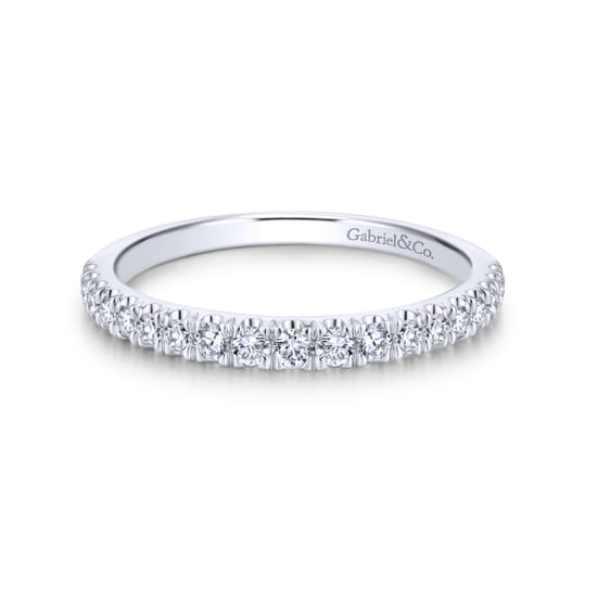 Gabriel - 18K White Gold Matching Wedding Band