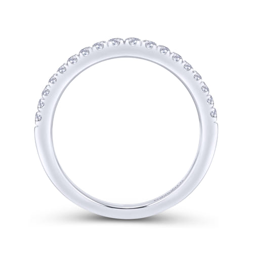 18K White Gold Matching Wedding Band