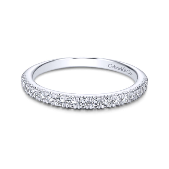 Gabriel - 18K White Gold Matching Wedding Band