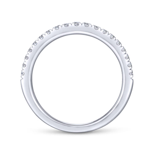 18K White Gold Matching Wedding Band