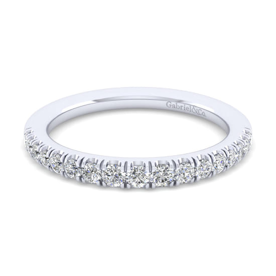 Gabriel - 18K White Gold Matching Wedding Band