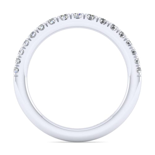 18K White Gold Matching Wedding Band