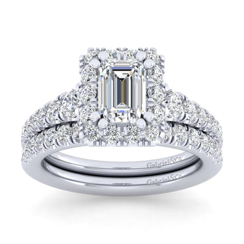 18K White Gold Matching Wedding Band