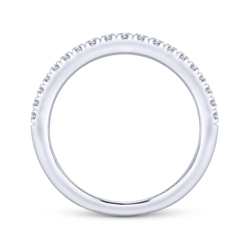 18K White Gold Matching Wedding Band