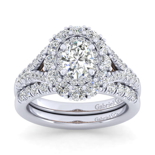 18K White Gold Matching Wedding Band