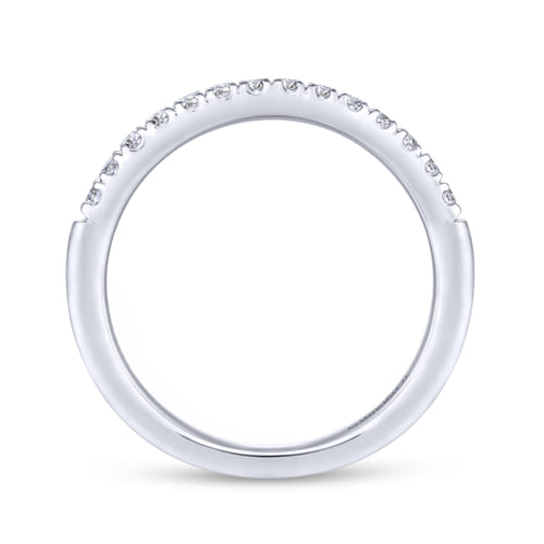 18K White Gold Matching Wedding Band