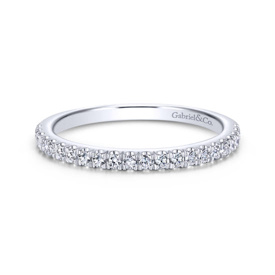 Gabriel - 18K White Gold Matching Wedding Band