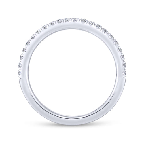 18K White Gold Matching Wedding Band