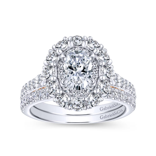 18K White Gold Matching Wedding Band