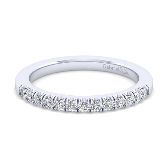 Gabriel - 18K White Gold Matching Wedding Band