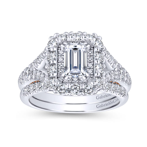 18K White Gold Matching Wedding Band