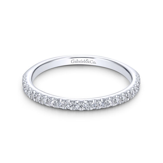 Gabriel - 18K White Gold Matching Wedding Band