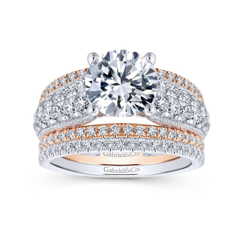 18K White Gold Matching Wedding Band