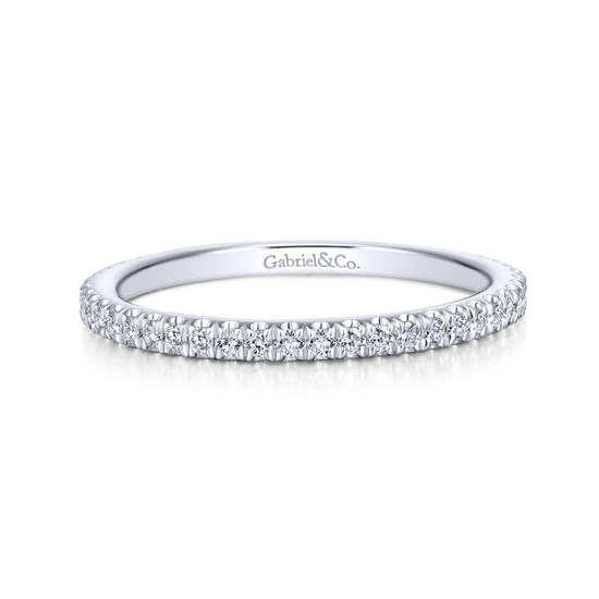 Gabriel - 18K White Gold Matching Wedding Band