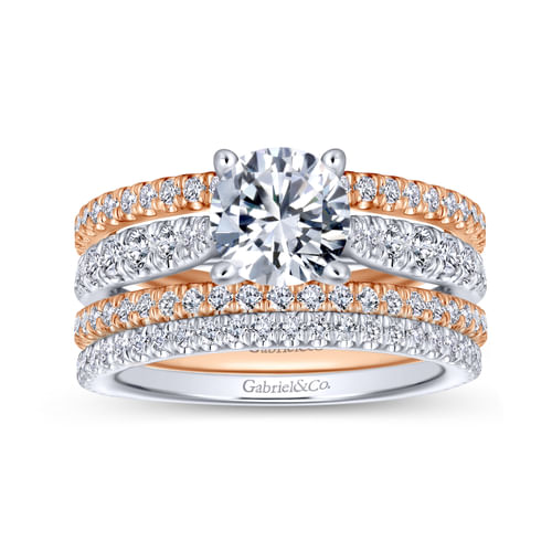 18K White Gold Matching Wedding Band