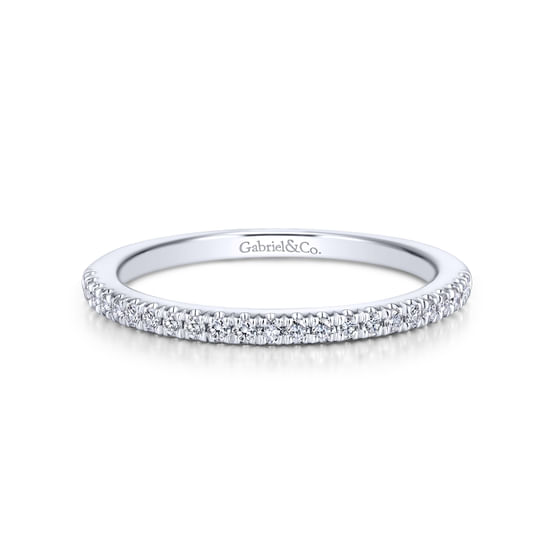 Gabriel - 18K White Gold Matching Wedding Band