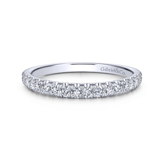 Gabriel - 18K White Gold Matching Wedding Band