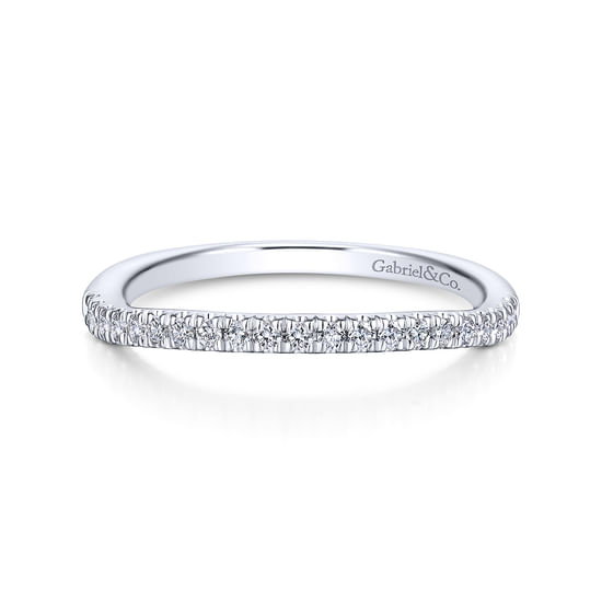 Gabriel - 18K White Gold Matching Wedding Band