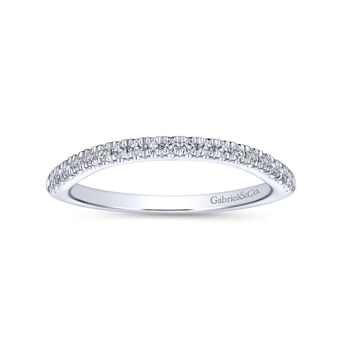 18K White Gold Matching Wedding Band