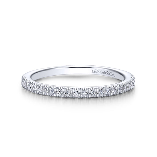 Gabriel - 18K White Gold Matching Wedding Band