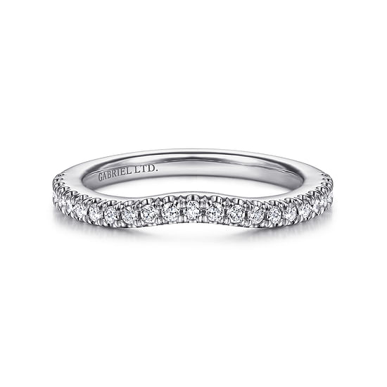 Gabriel - 18K White Gold Matching Wedding Band