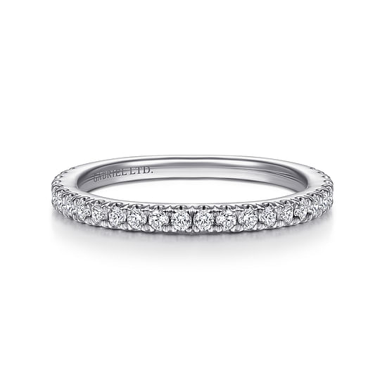 Gabriel - 18K White Gold Matching Wedding Band