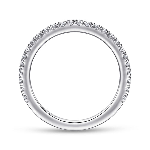 18K White Gold Matching Wedding Band