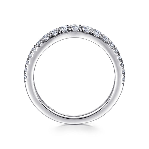 18K White Gold Matching Wedding Band