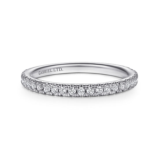 Gabriel - 18K White Gold Matching Wedding Band