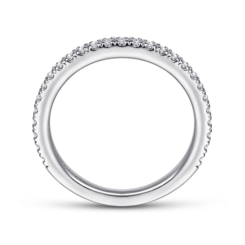 18K White Gold Matching Wedding Band