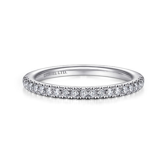 Gabriel - 18K White Gold Matching Wedding Band