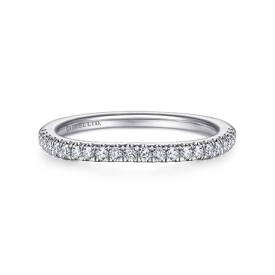 Gabriel - 18K White Gold Matching Wedding Band