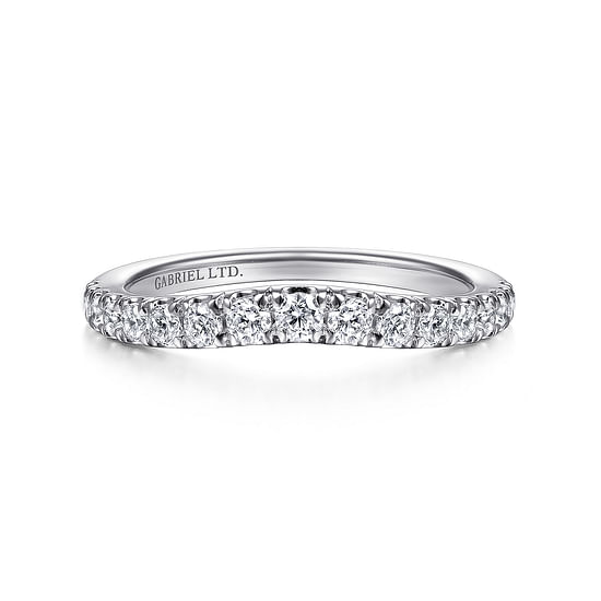 Gabriel - 18K White Gold Matching Wedding Band