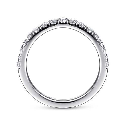 18K White Gold Matching Wedding Band