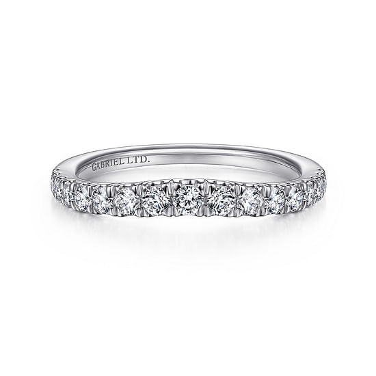 Gabriel - 18K White Gold Matching Wedding Band