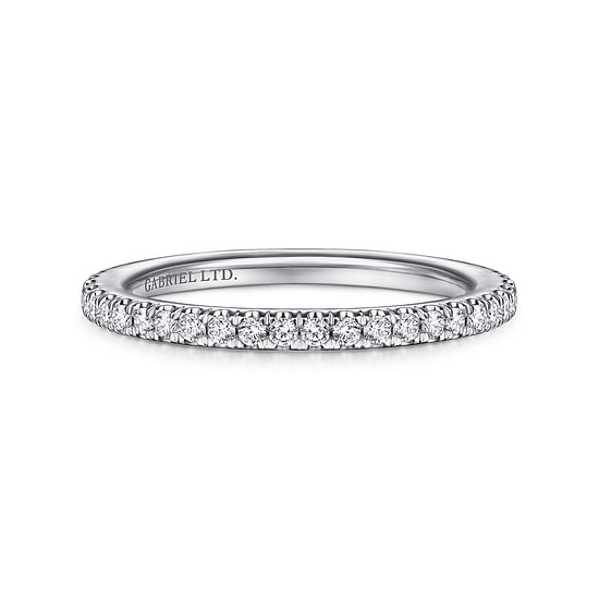 Gabriel - 18K White Gold Matching Wedding Band