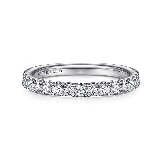 Gabriel - 18K White Gold Matching Wedding Band