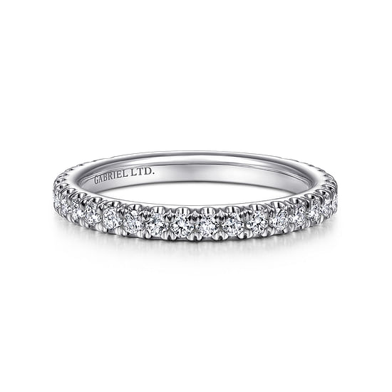 Gabriel - 18K White Gold Matching Wedding Band