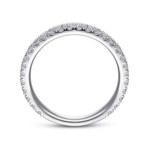 18K White Gold Matching Wedding Band