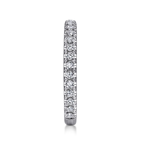 18K White Gold Matching Wedding Band