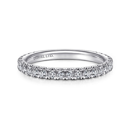 Gabriel - 18K White Gold Matching Wedding Band