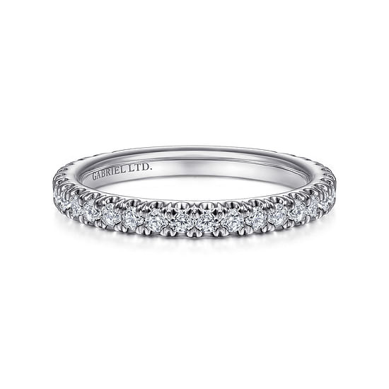 Gabriel - 18K White Gold Matching Wedding Band