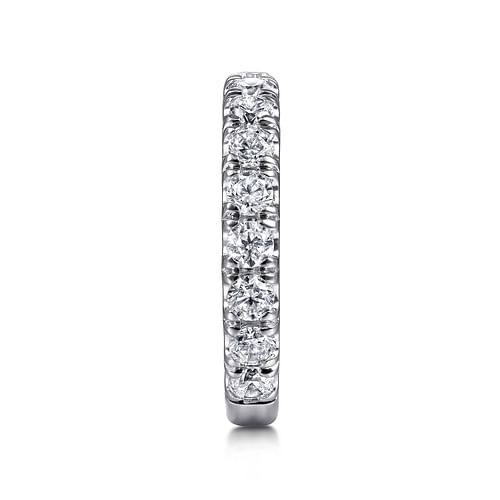 18K White Gold Matching Wedding Band