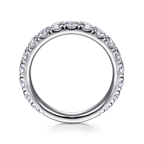 18K White Gold Matching Wedding Band