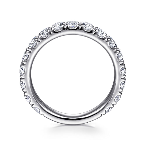 18K White Gold Matching Wedding Band