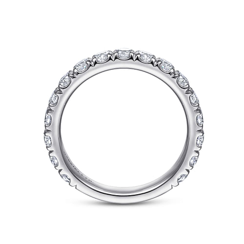 18K White Gold Matching Wedding Band