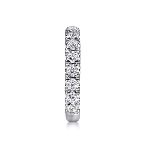 18K White Gold Matching Wedding Band